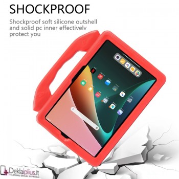 Smūgiams atsparus dėklas su rankena - raudonas (Samsung Tab A9 Plus 11 (X210/X215/X216B)Tab A11 Plus 11 (SM-X230N/X236)